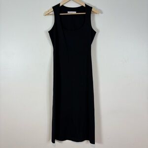 Susana Monaco Black Sleeveless Midi Dress Size Medium